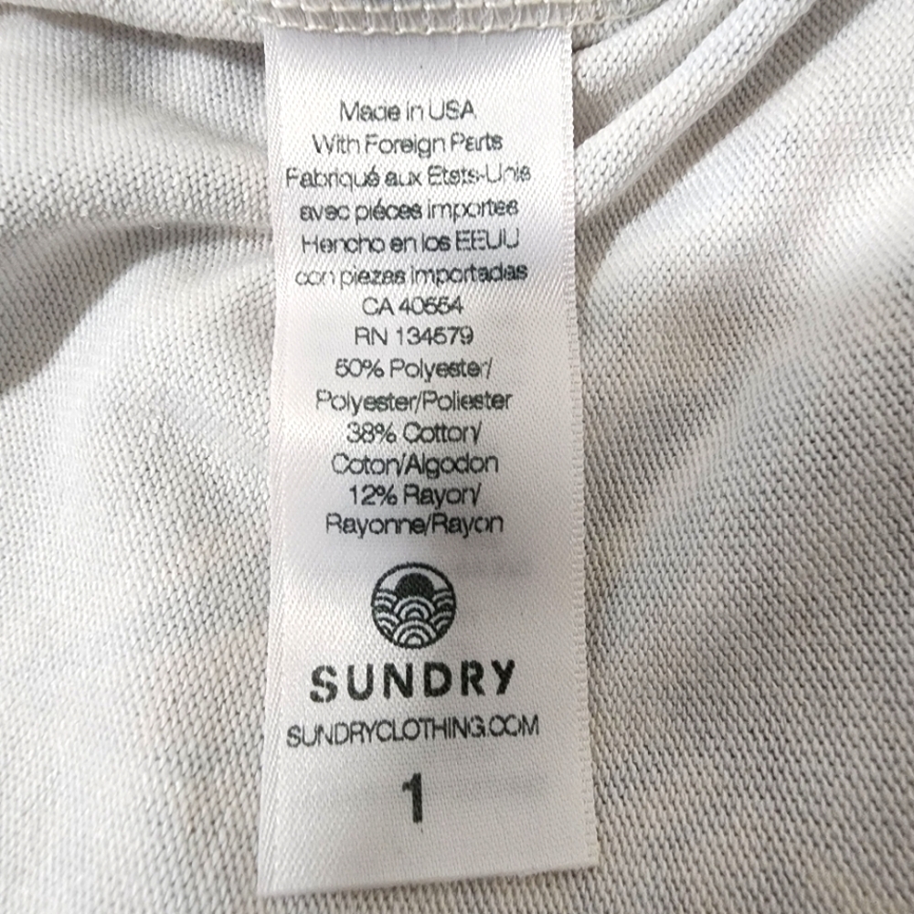 Sundry Palm Tree Printed Joggers Size 1 / Small New With Tags - Picture 7 of 8